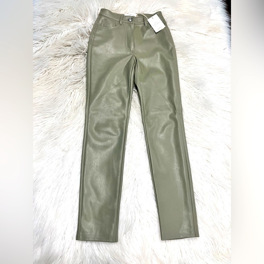 BRAND NEW WILFRED MELINA VEGAN LEATHER SLIM PANT